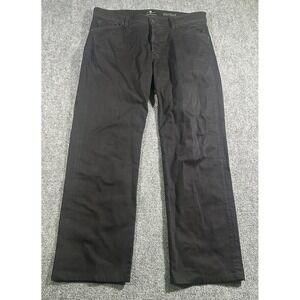 7 For All Mankind Mens Black Standard Luxe Performance Pants 34x29